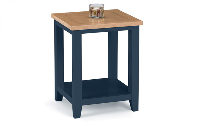 Richmond Lamp Table Midnight Blue - Click Image to Close